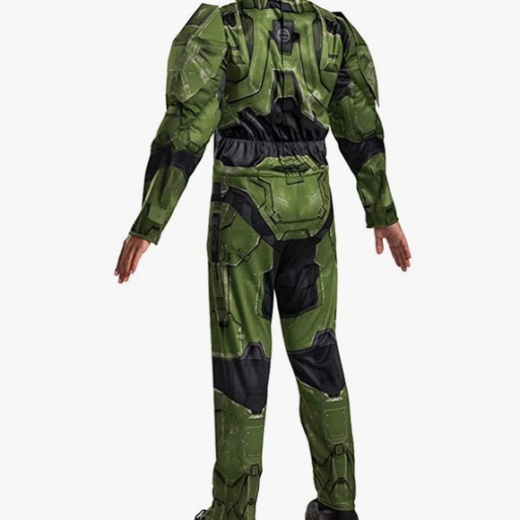 Halo Infinite Master Chief Costume, Muscle Padded Video Game Inspired Character - Picture 6 of 6